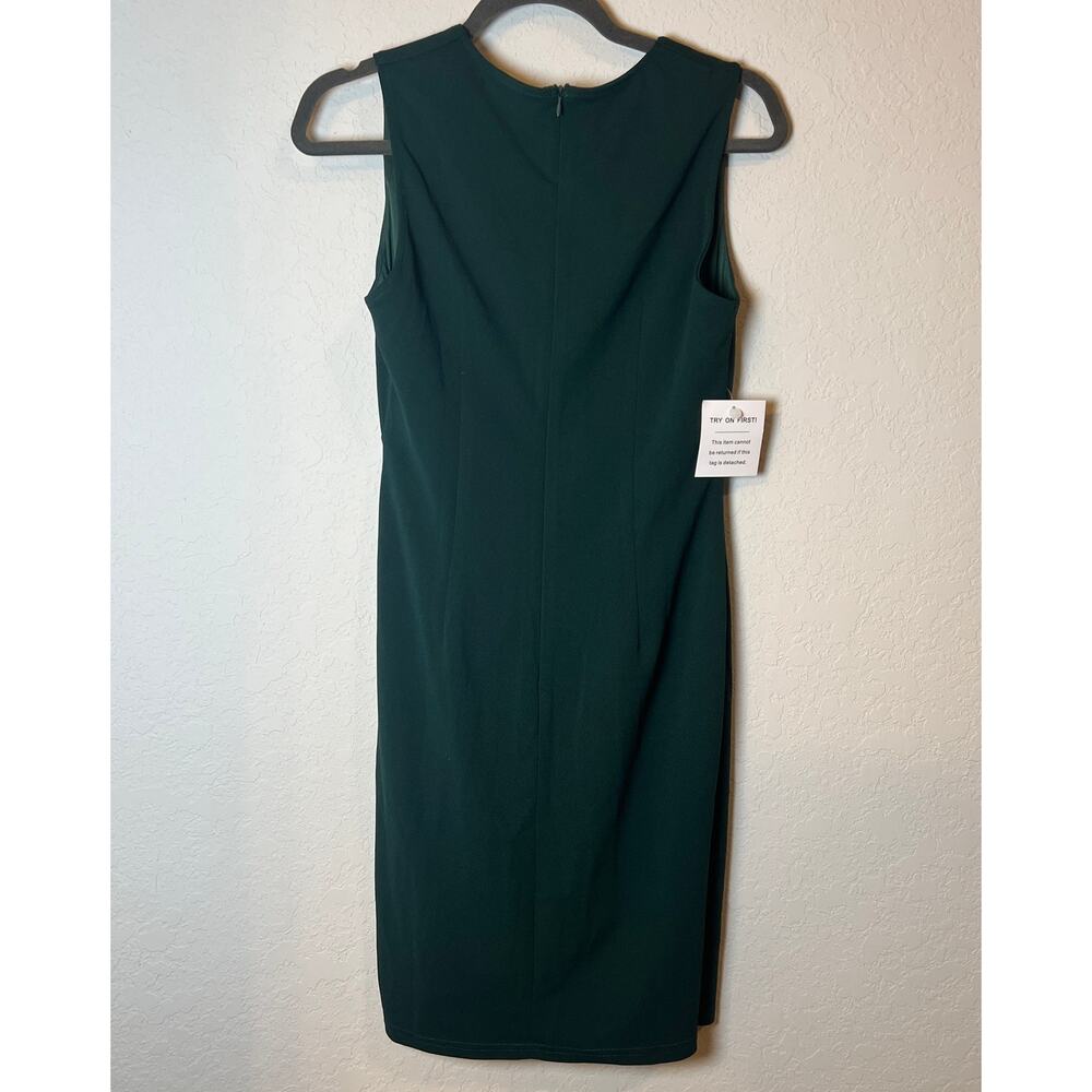 IHot Women's Dark Green Sleeveless Dress Size M‎ NEW - Picture 6 of 8
